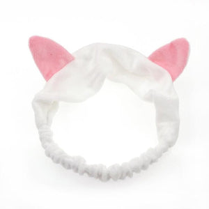 2019 New OMG Letter Coral Fleece Wash Face Bow Hairbands For Women Girls