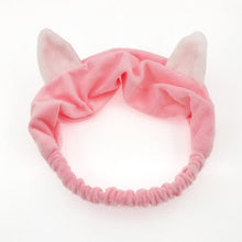 Load image into Gallery viewer, 2019 New OMG Letter Coral Fleece Wash Face Bow Hairbands For Women Girls