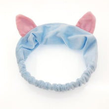 Load image into Gallery viewer, 2019 New OMG Letter Coral Fleece Wash Face Bow Hairbands For Women Girls