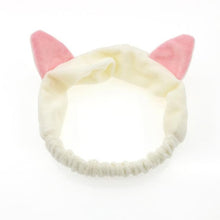 Load image into Gallery viewer, 2019 New OMG Letter Coral Fleece Wash Face Bow Hairbands For Women Girls