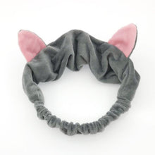 Load image into Gallery viewer, 2019 New OMG Letter Coral Fleece Wash Face Bow Hairbands For Women Girls